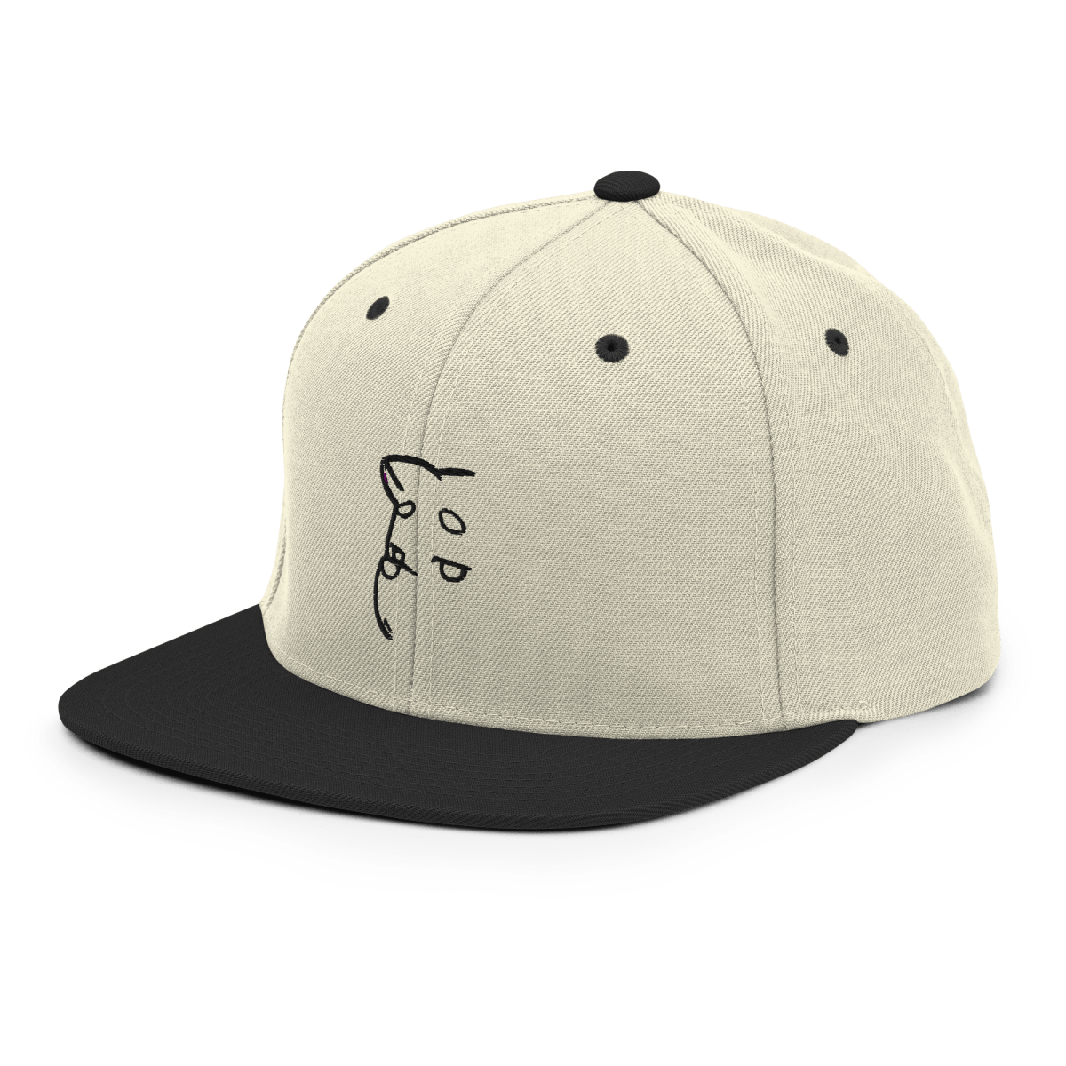 Barker's Classic Simple Black Embroidered Snapback - barkerclothing