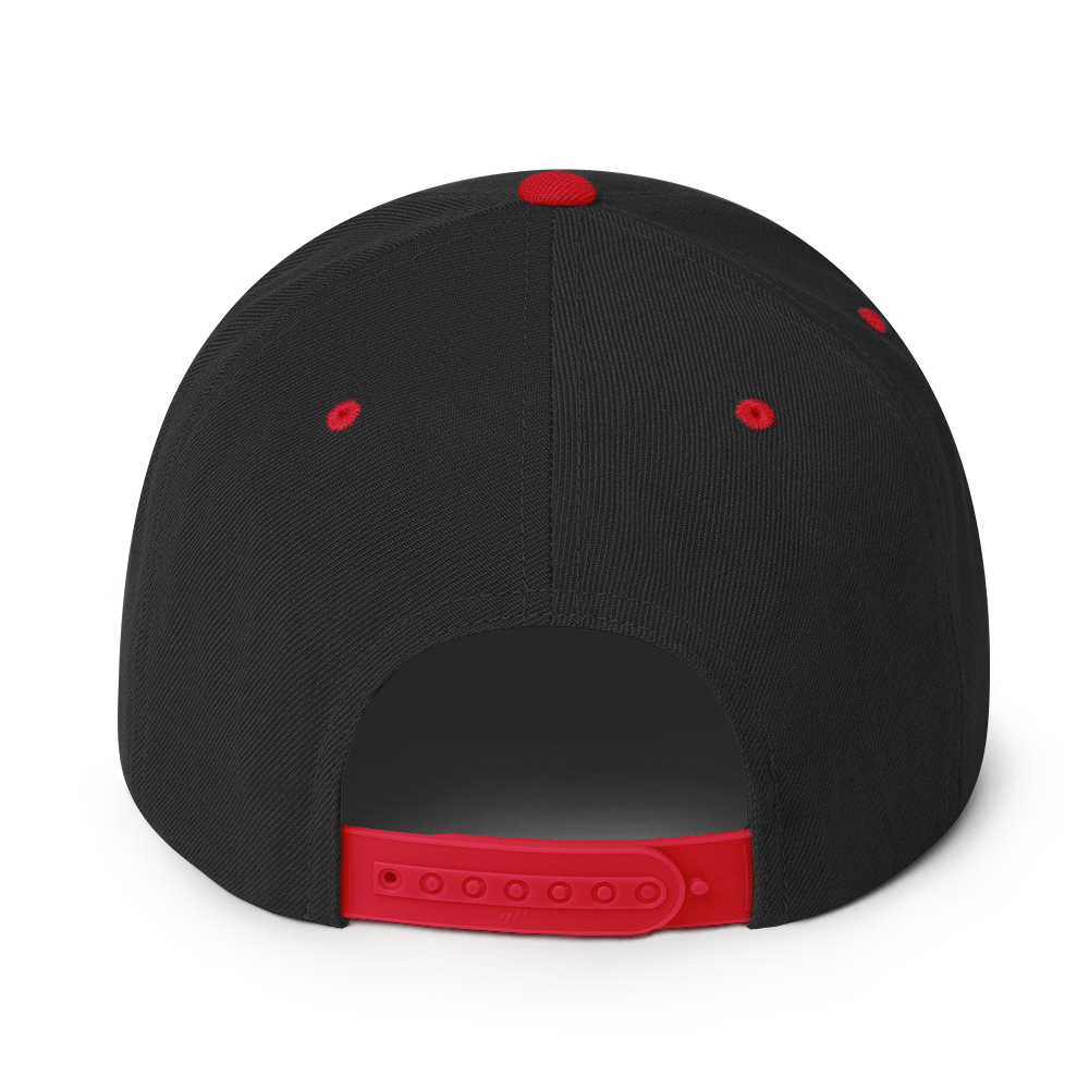 Barker's Classic Simple White Embroidered Snapback - barkerclothing