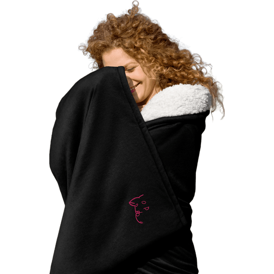 'Barker's Secret' Premium Sherpa Blanket - barkerclothing