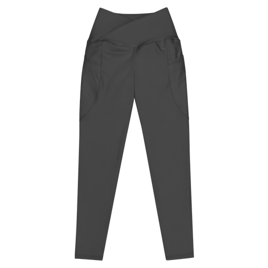 Crossover Leggings with Pockets - barkerclothing
