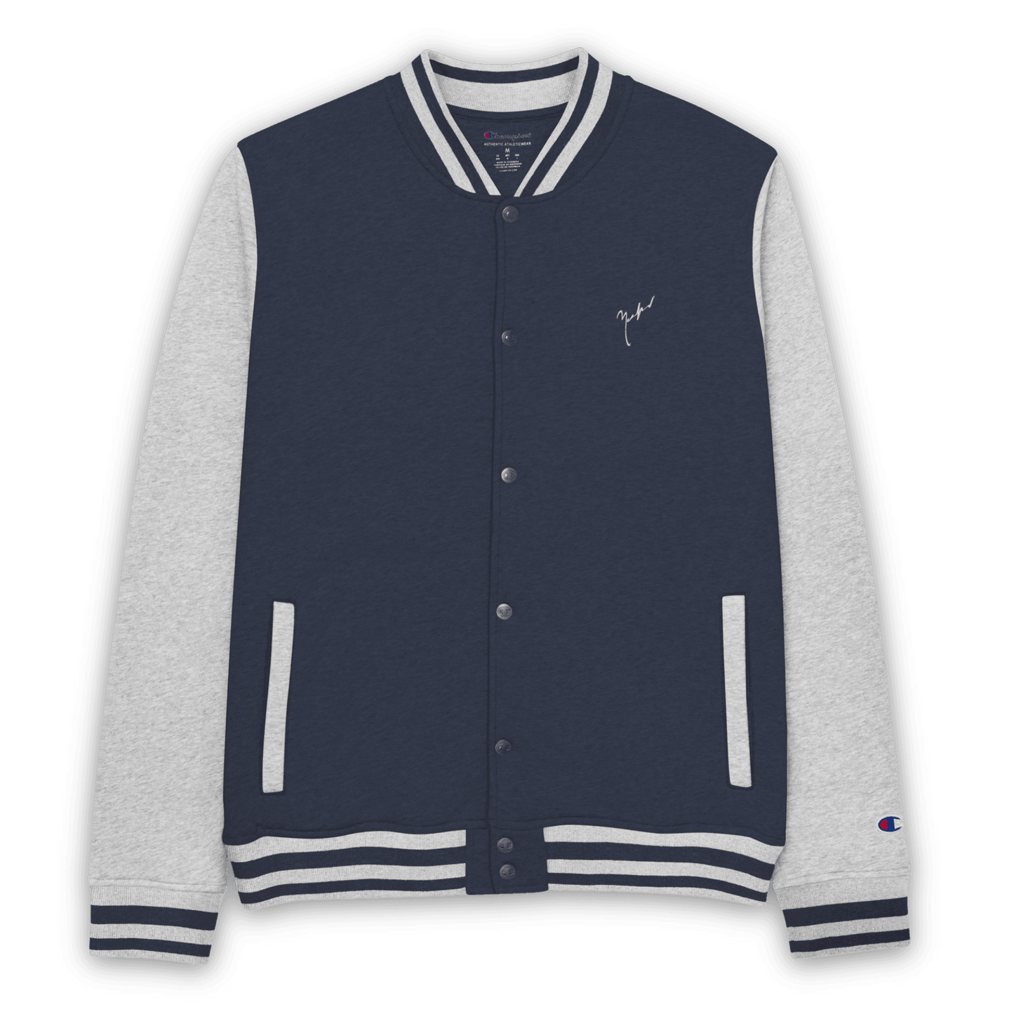 Embroidered 'Signature' Champion Bomber Jacket - barkerclothing