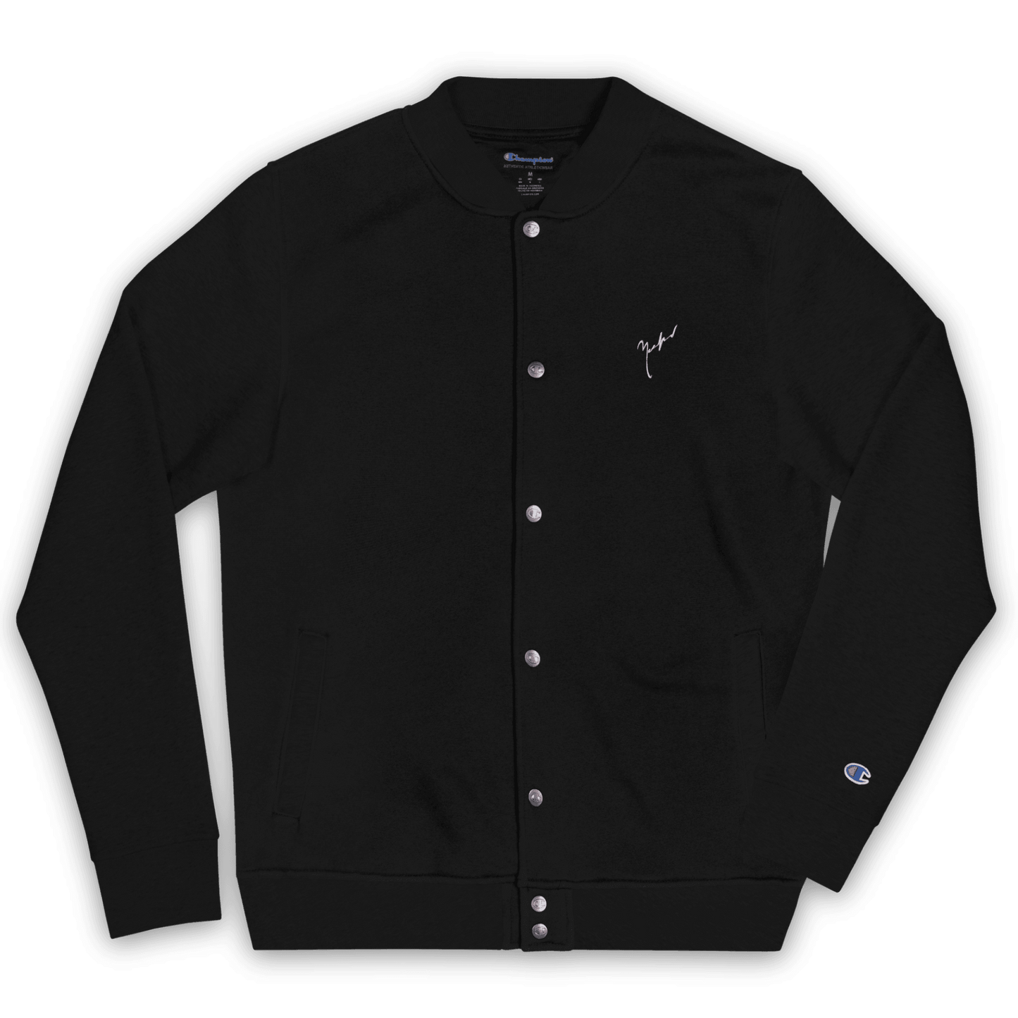 Embroidered 'Signature' Champion Bomber Jacket - barkerclothing