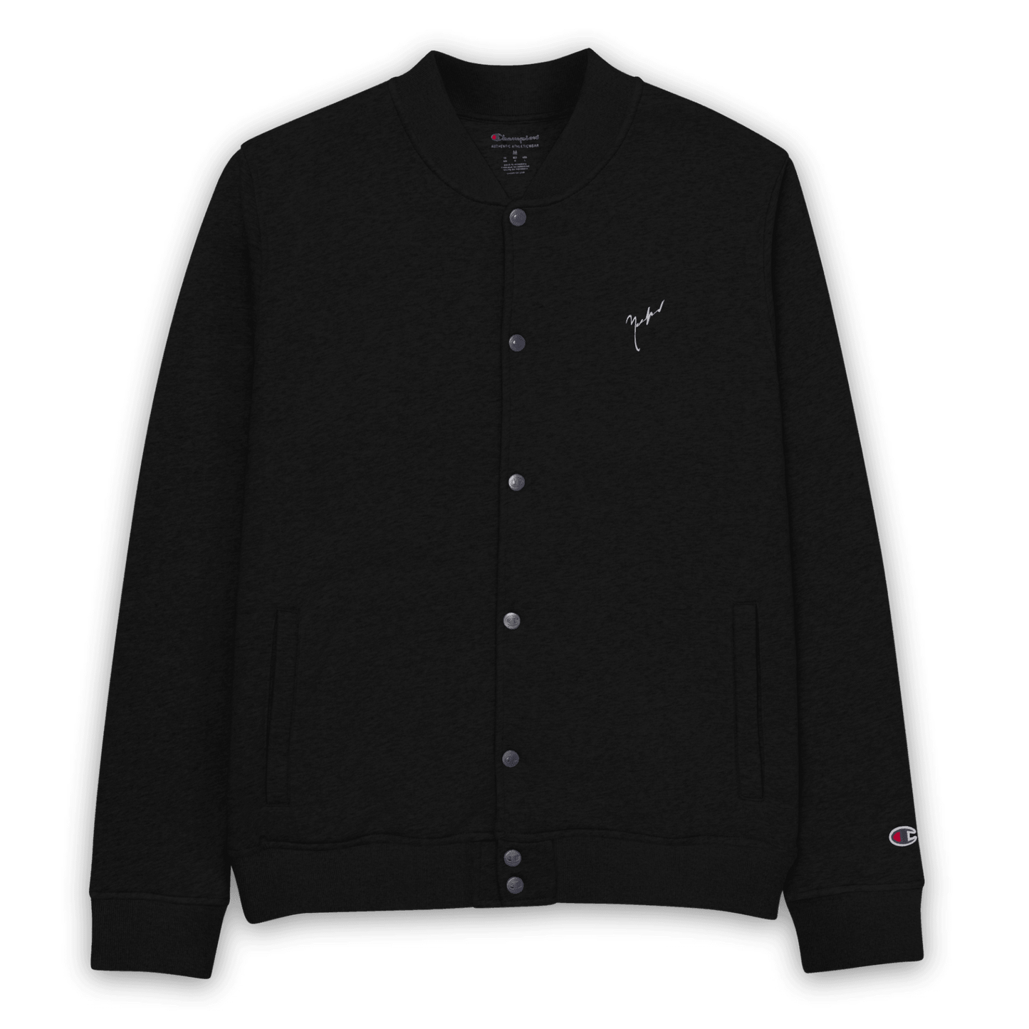 Embroidered 'Signature' Champion Bomber Jacket - barkerclothing