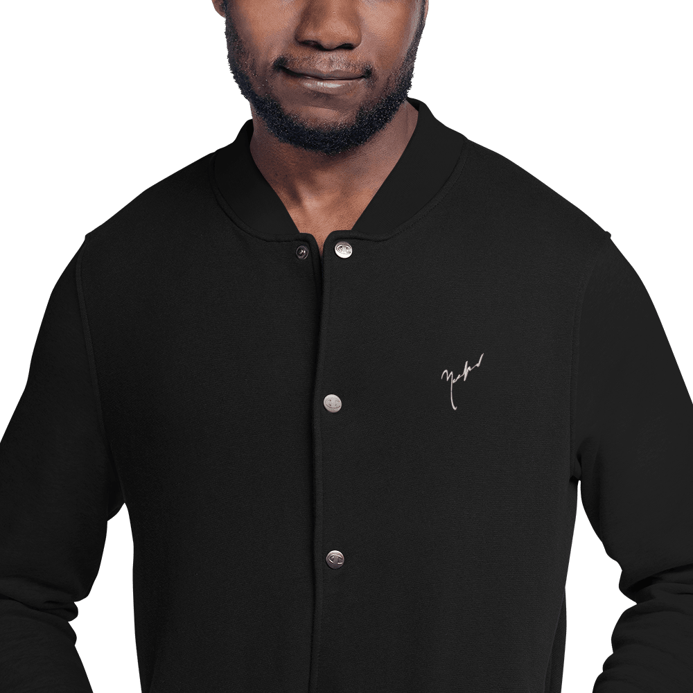 Embroidered 'Signature' Champion Bomber Jacket - barkerclothing