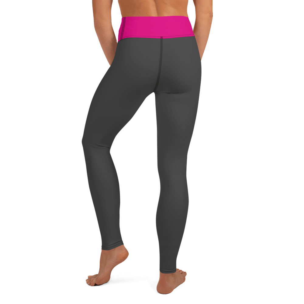 Grey and Pink Leggings - barkerclothing