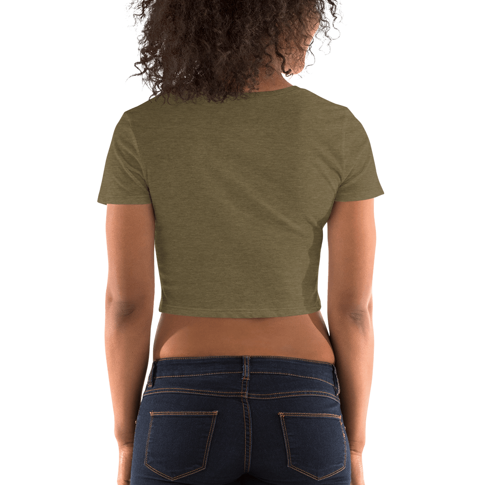 'Happy Pink Sunflower' Crop Top - barkerclothing