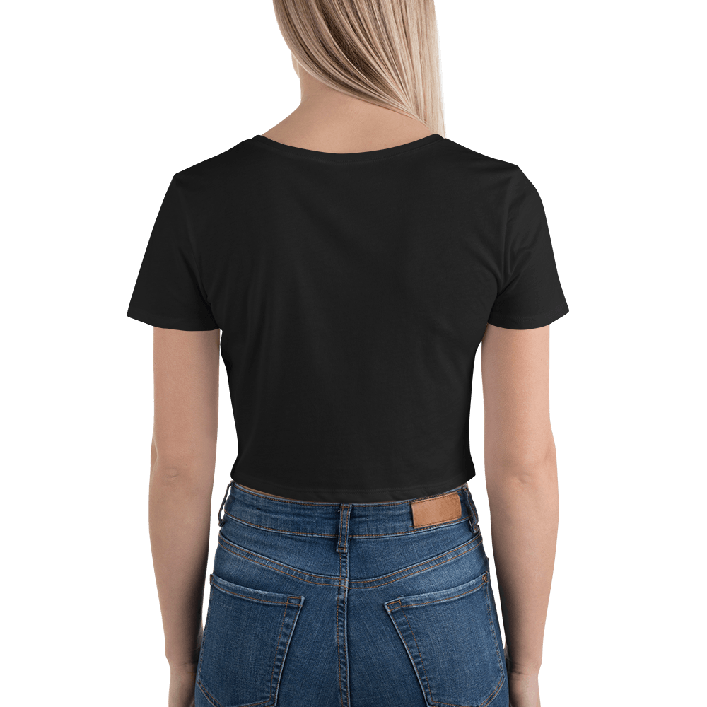'Happy Pink Sunflower' Crop Top - barkerclothing