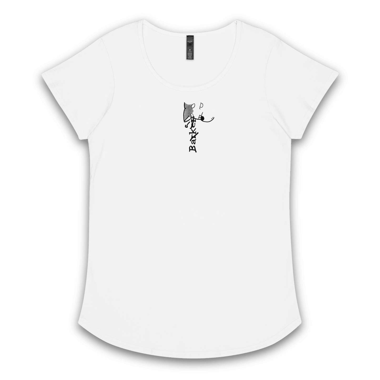 Ladies 'Barker Logo' Round Neck Tee - barkerclothing
