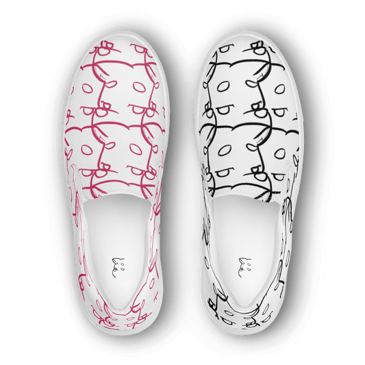 Ladies 'Can't Get Enough Barker' Slip-Ons - barkerclothing