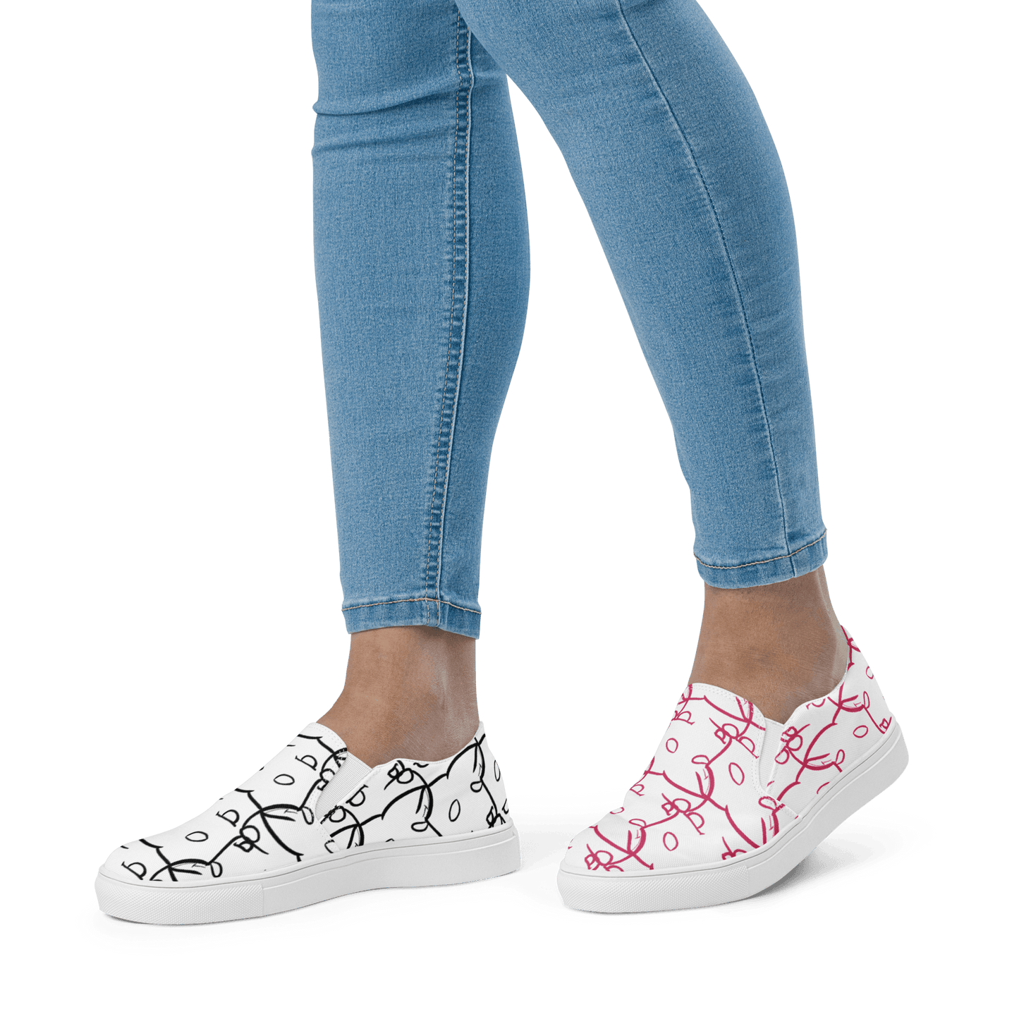 Ladies 'Can't Get Enough Barker' Slip-Ons - barkerclothing