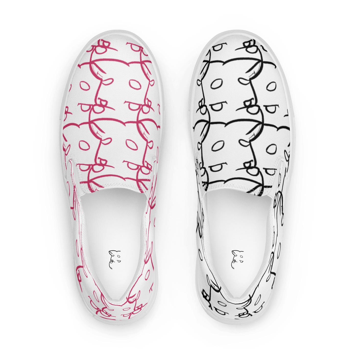 Ladies 'Can't Get Enough Barker' Slip-Ons - barkerclothing