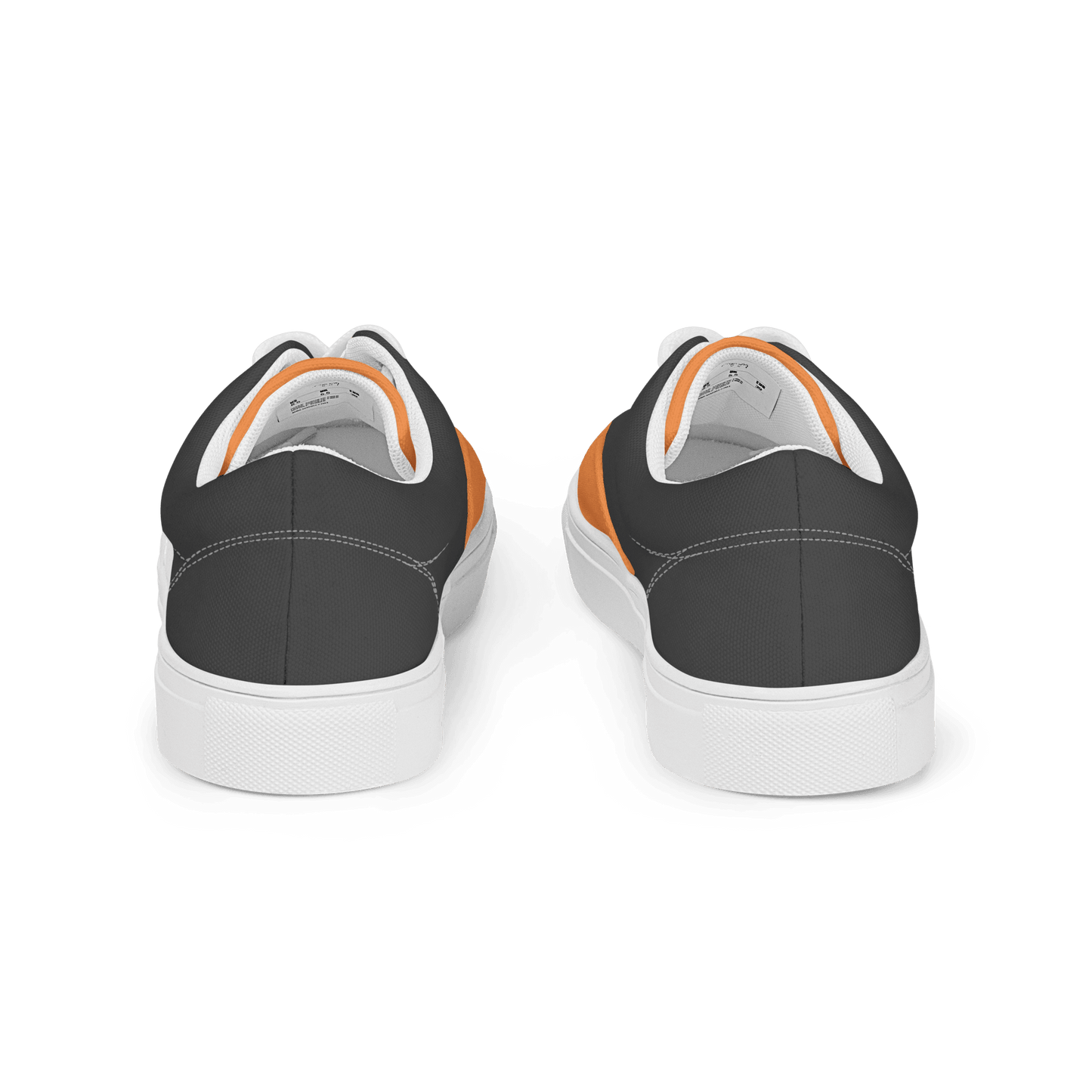 Ladies Grey & Orange Lace-Ups - barkerclothing