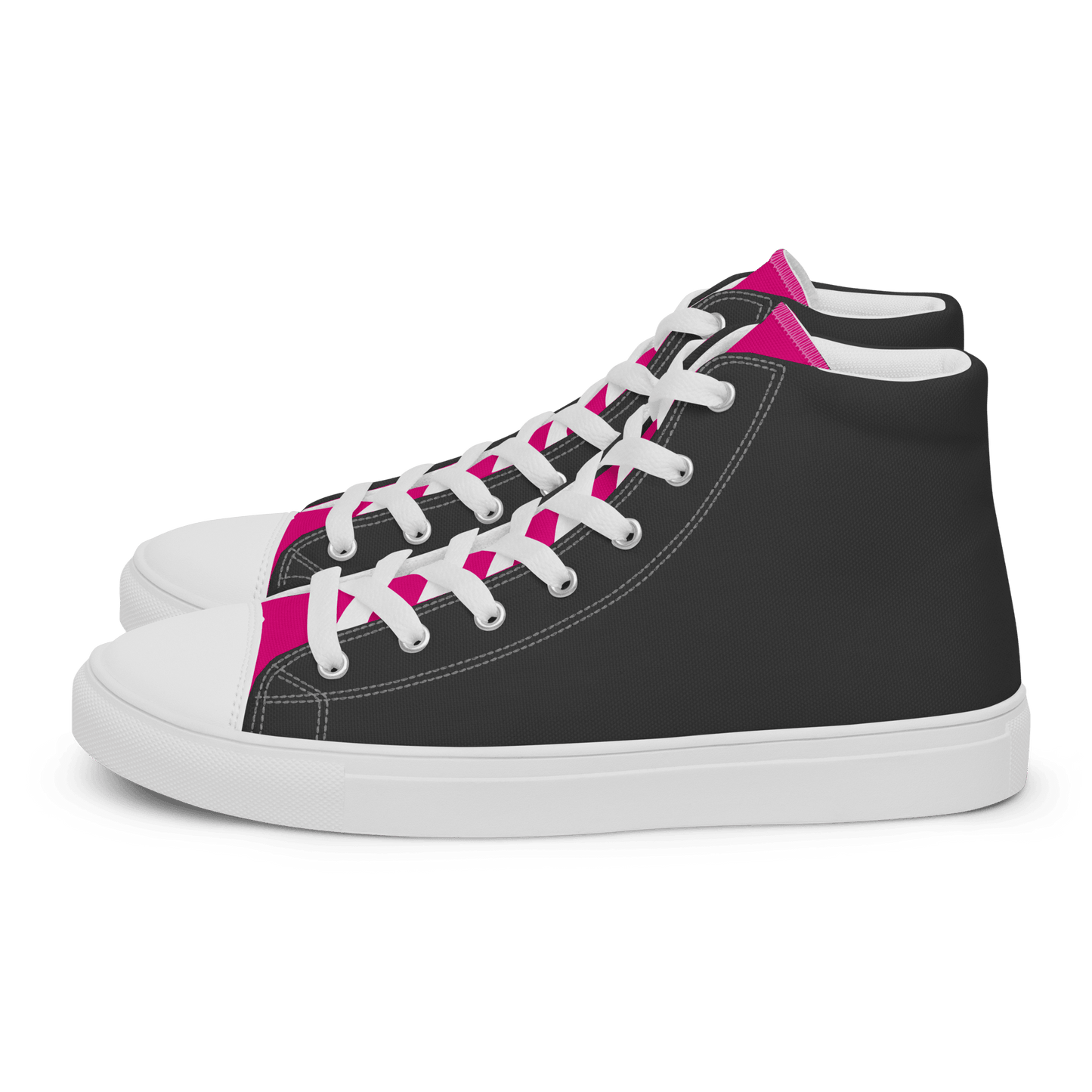 Ladies 'Pink Tongue' High Tops - barkerclothing