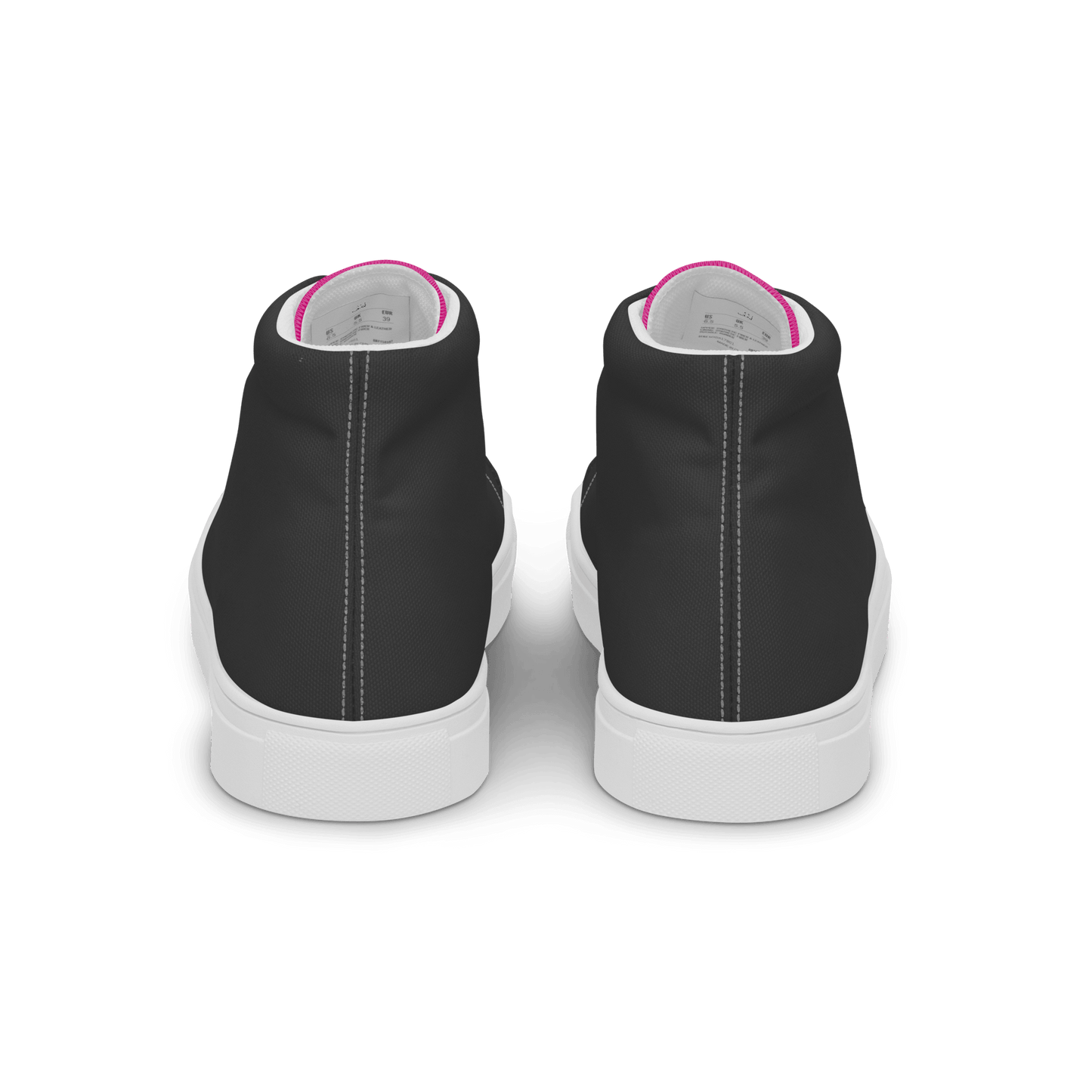 Ladies 'Pink Tongue' High Tops - barkerclothing