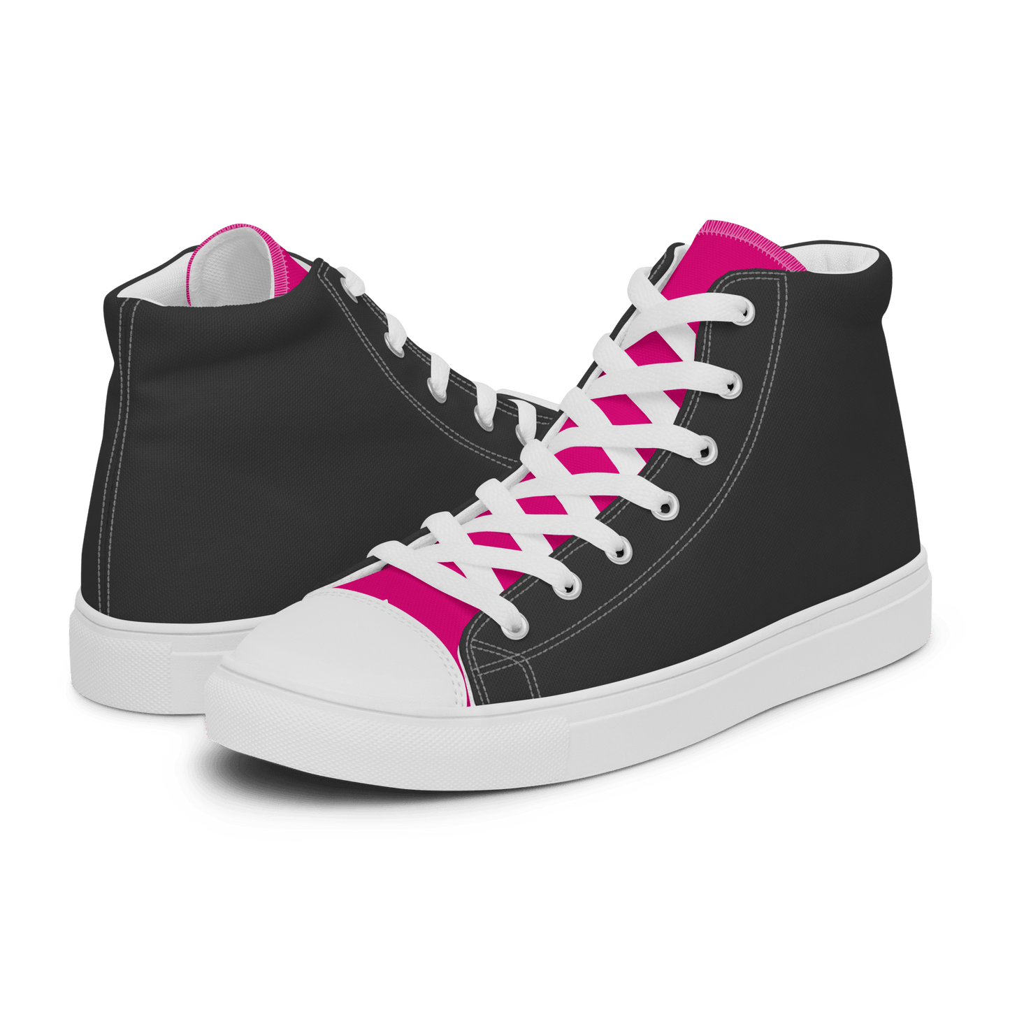 Ladies 'Pink Tongue' High Tops - barkerclothing