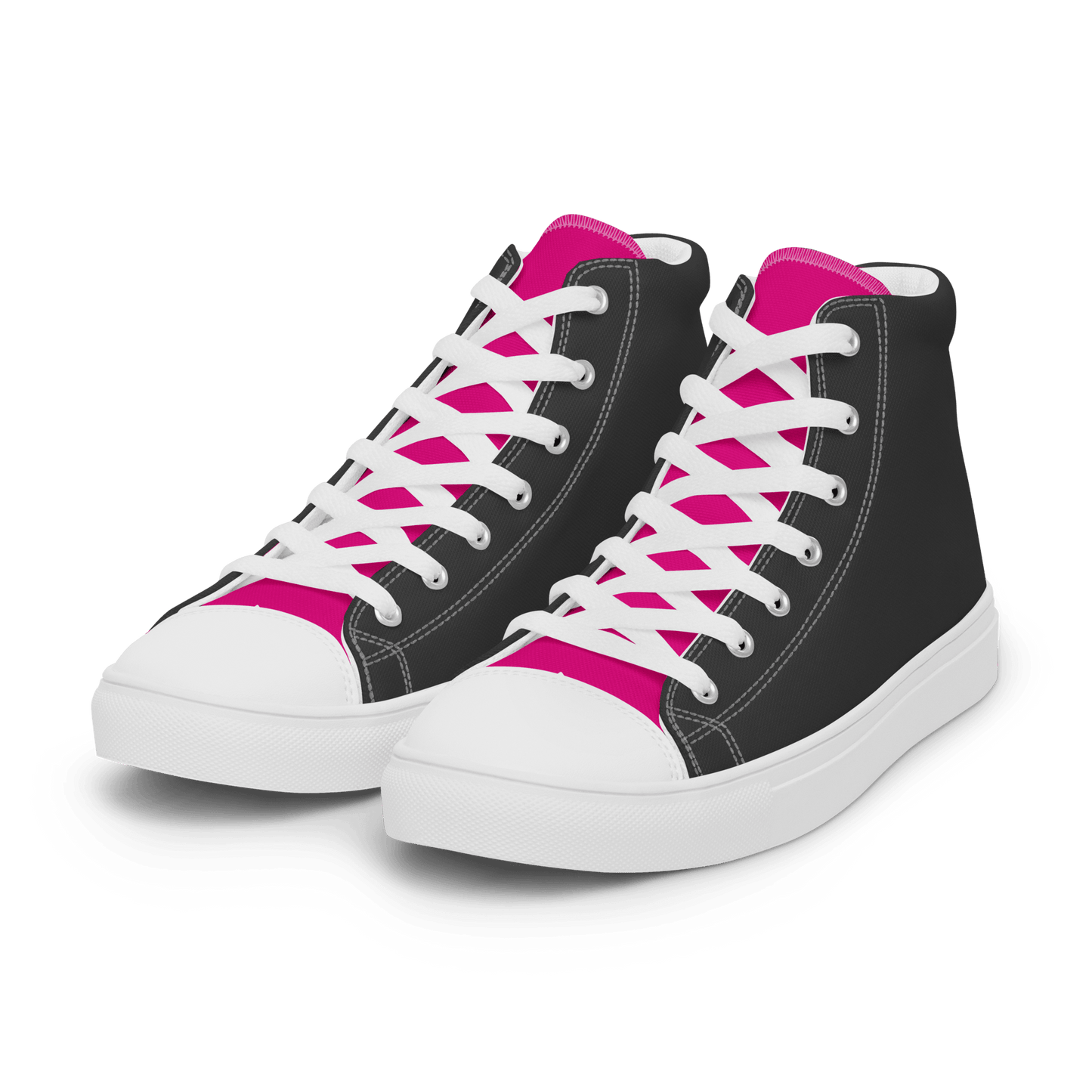Ladies 'Pink Tongue' High Tops - barkerclothing