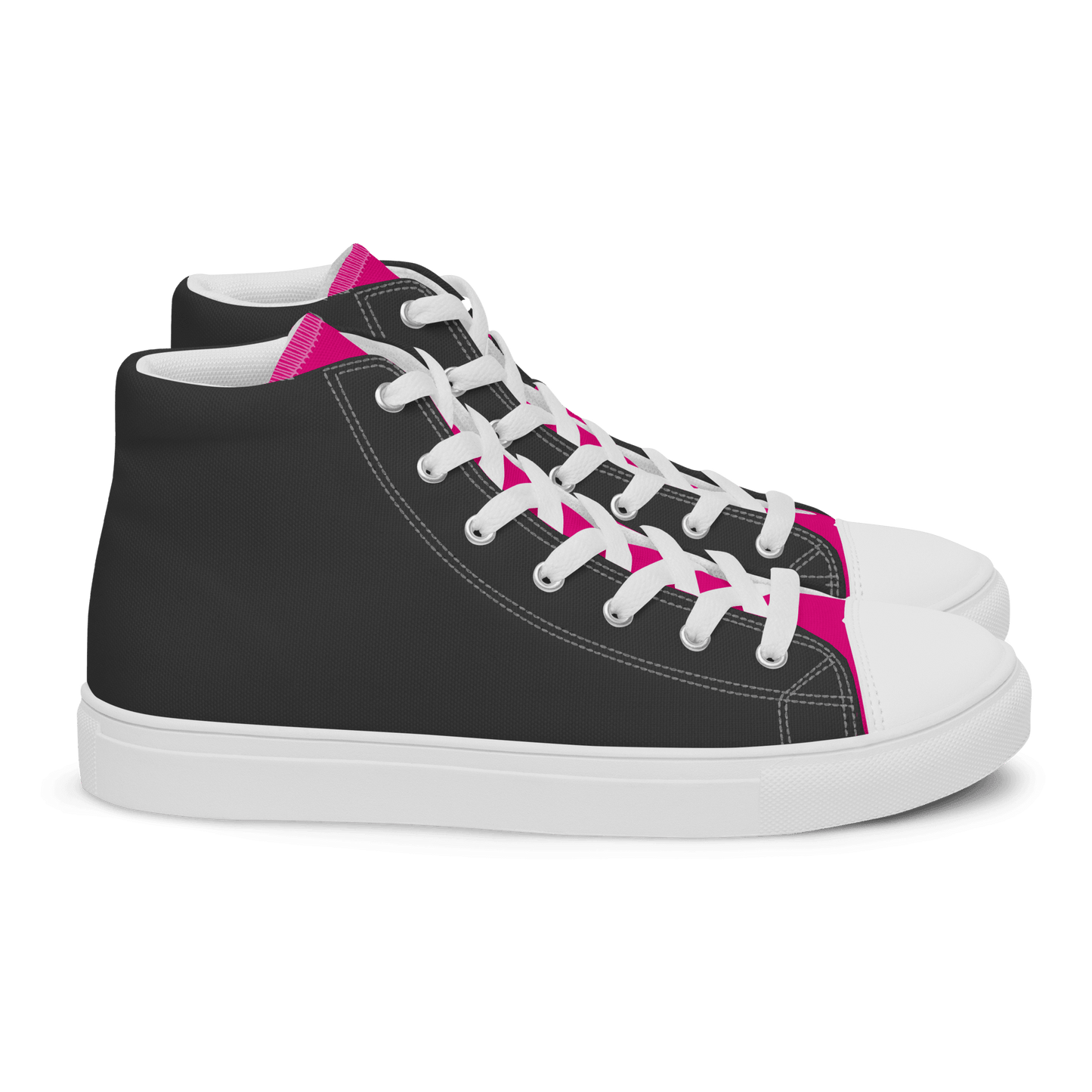 Ladies 'Pink Tongue' High Tops - barkerclothing