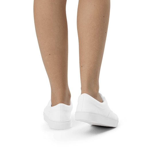 Ladies 'Simply Barker' Lace-Ups (White) - barkerclothing