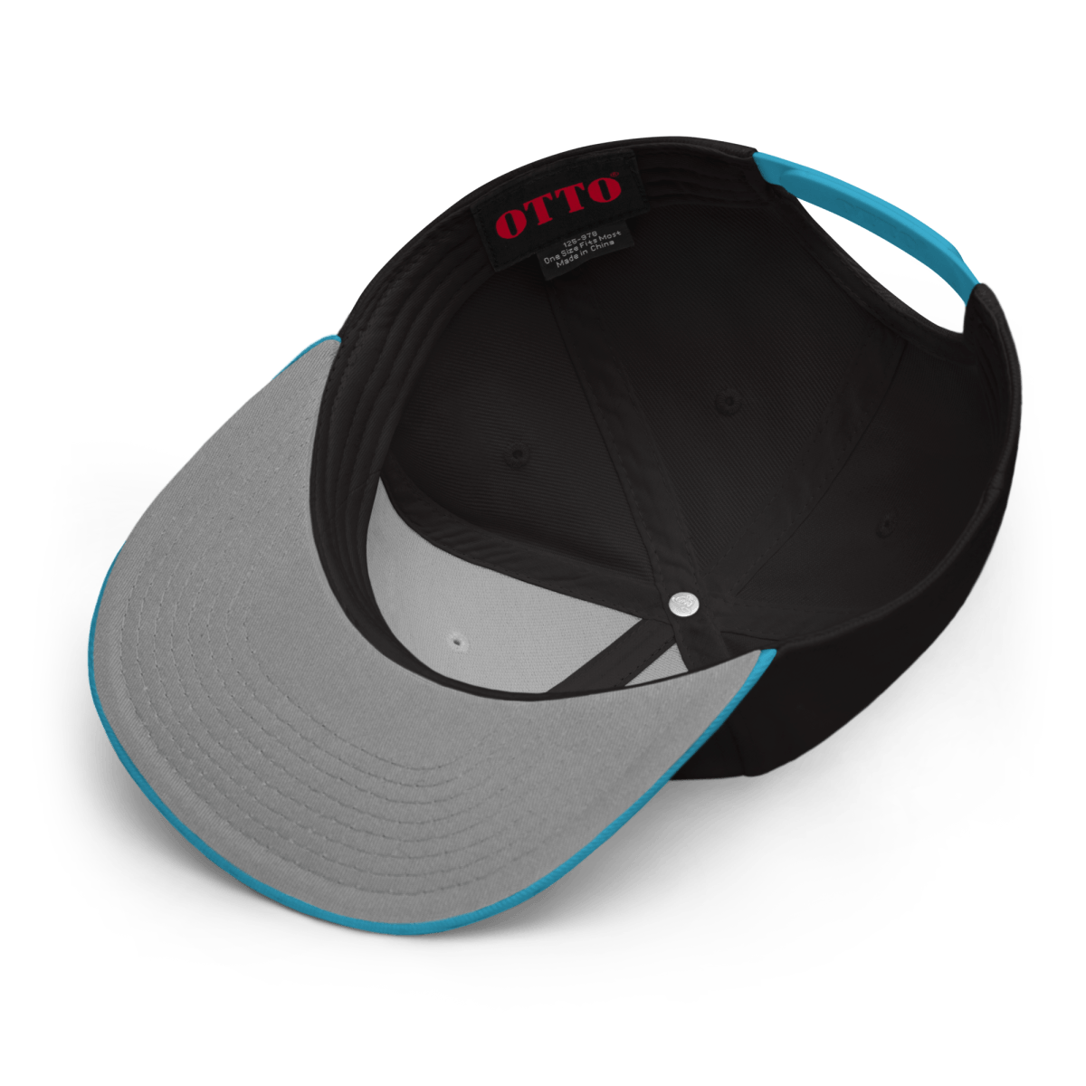 'Loves Me, Loves Me Not' White Embroidered Snapback - barkerclothing