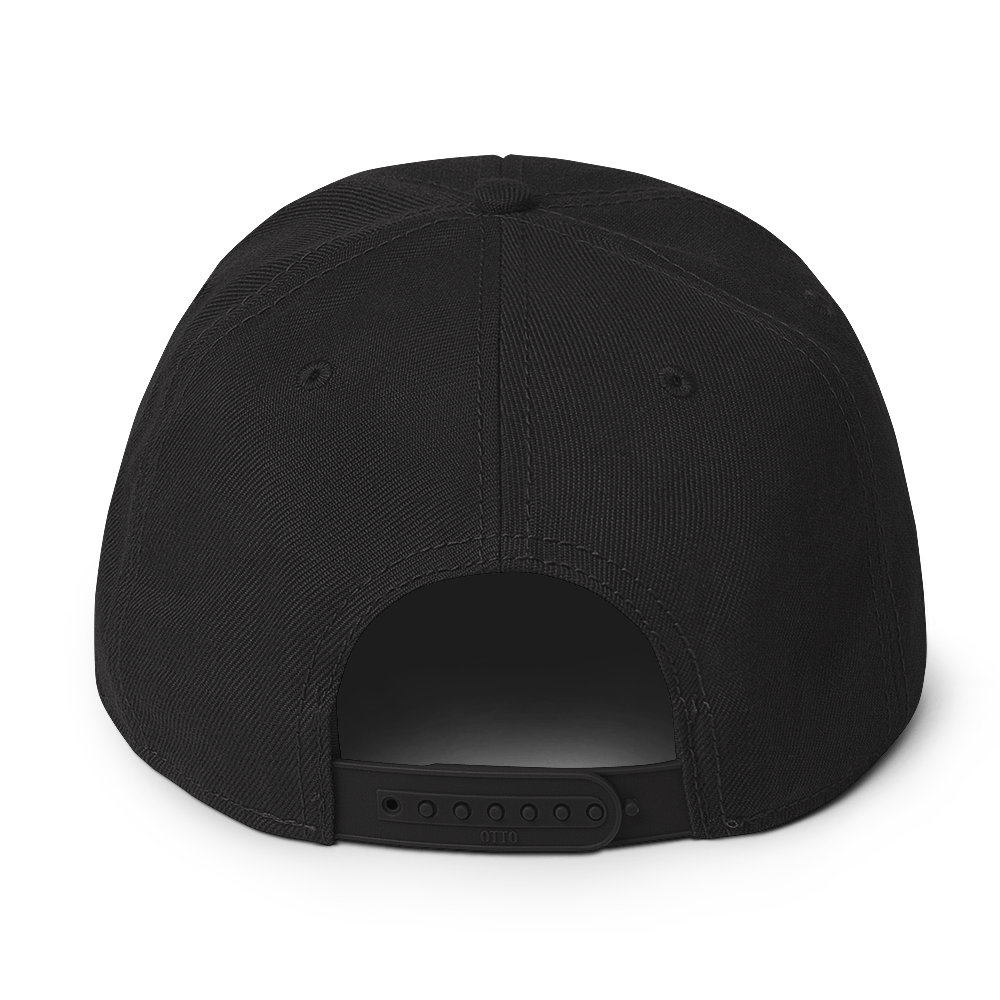 'Loves Me, Loves Me Not' White Embroidered Snapback - barkerclothing