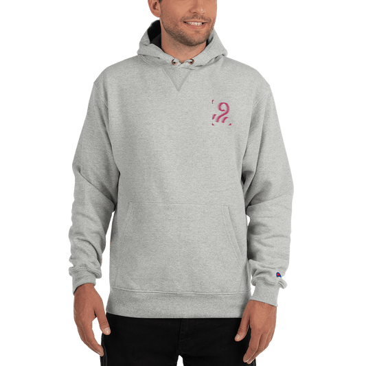 Men's 'Abstract Flower' Champion Hoodie - barkerclothing