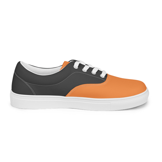 Men’s Grey & Orange Lace-Ups - barkerclothing