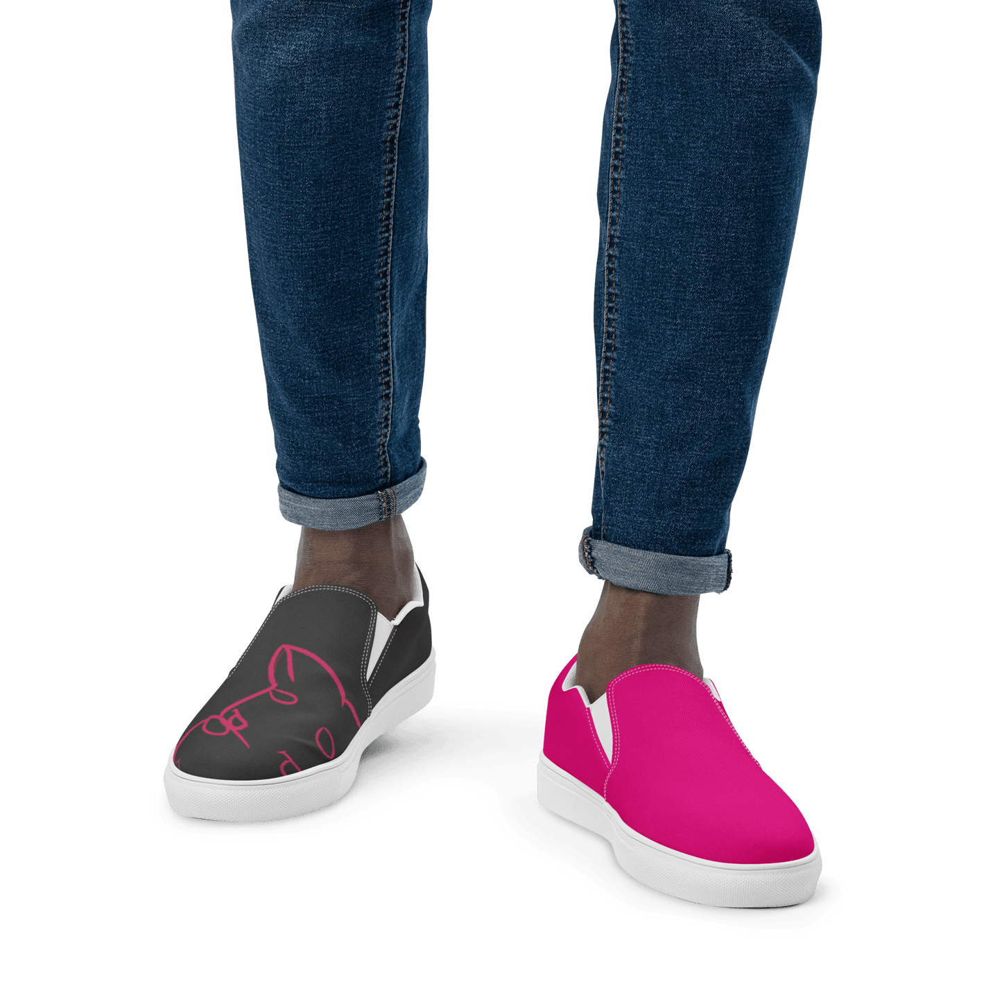 Men’s Polychromatic 'Sly Barker' Slip-ons - barkerclothing