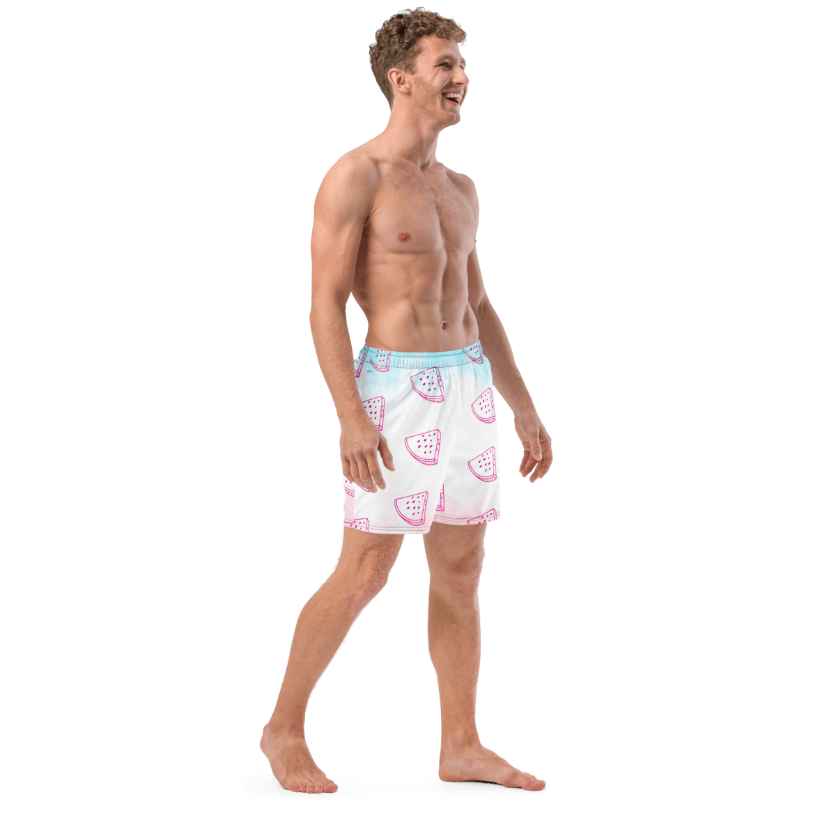 Men's 'Raining Melon' Swim Shorts - barkerclothing