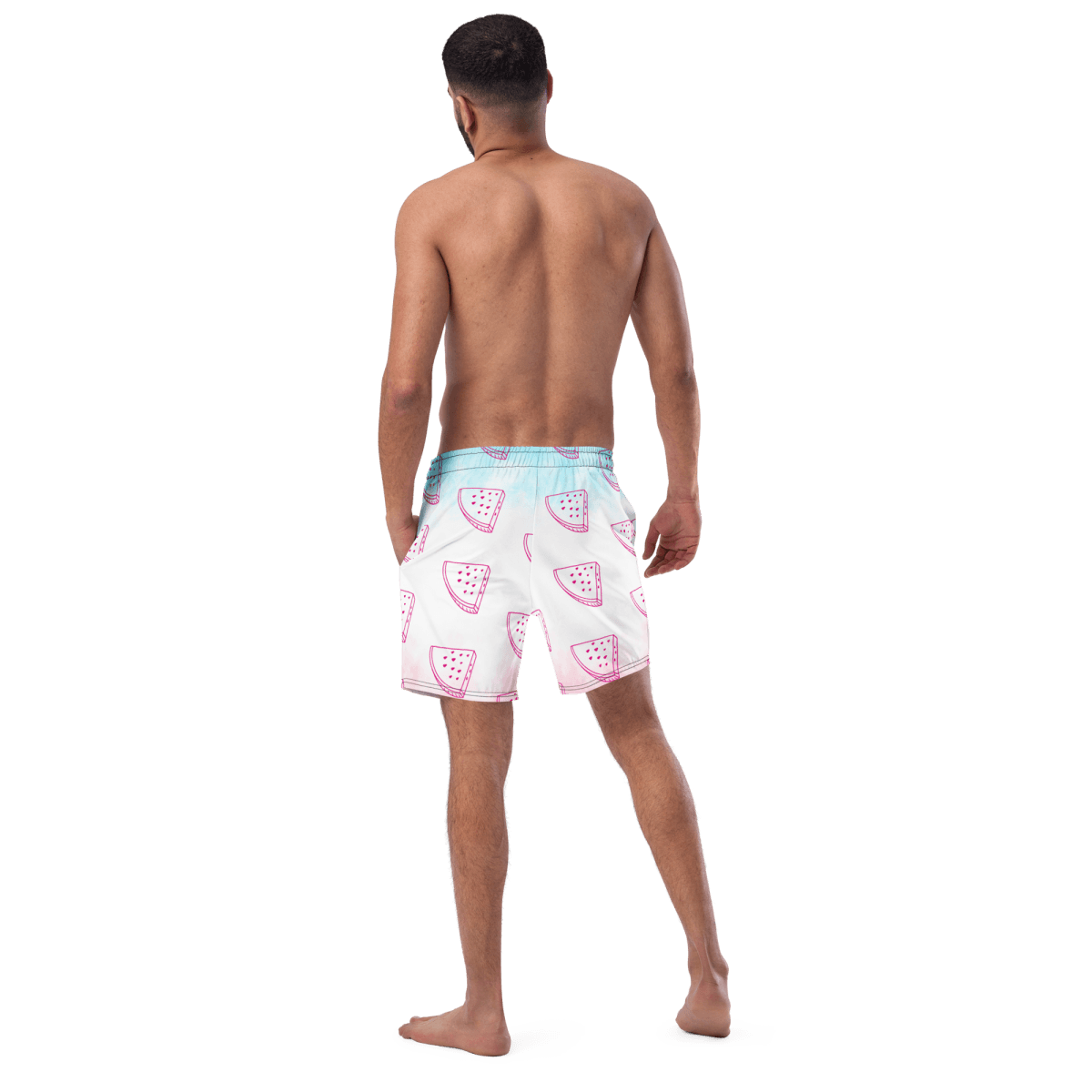 Men's 'Raining Melon' Swim Shorts - barkerclothing