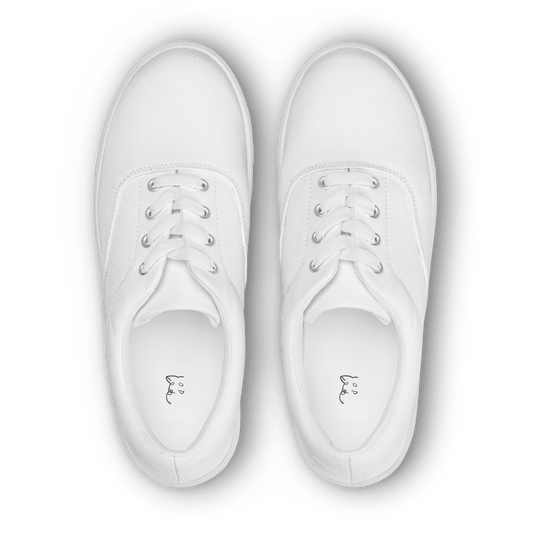 Men’s 'Simply Barker' Lace-Ups (White) - barkerclothing