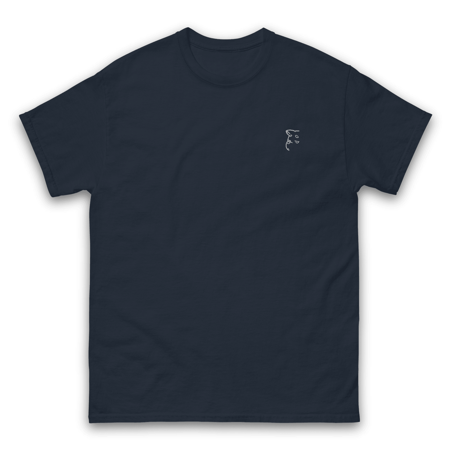 Men's 'Simply Barker' Tee (White Embroidery) - barkerclothing