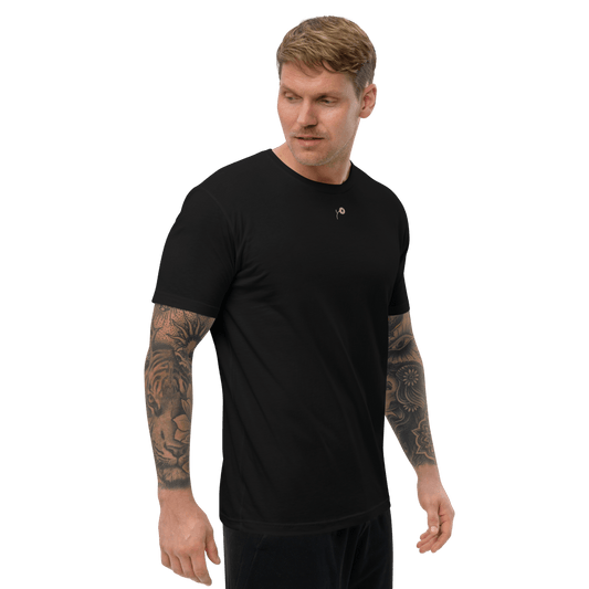 Men's 'Subtle Sunflower' Fitted Tee - barkerclothing