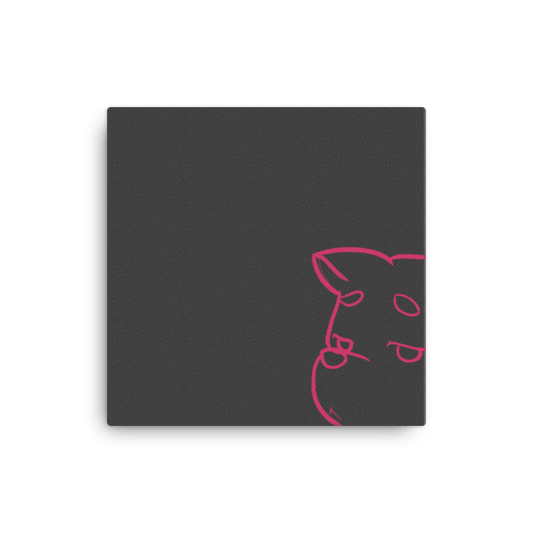 'Pondering Barker' Canvas - barkerclothing