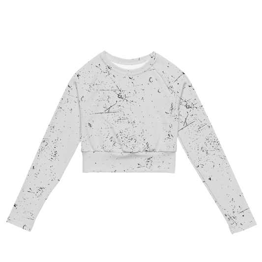 Recycled Long-Sleeve Crop Top - barkerclothing