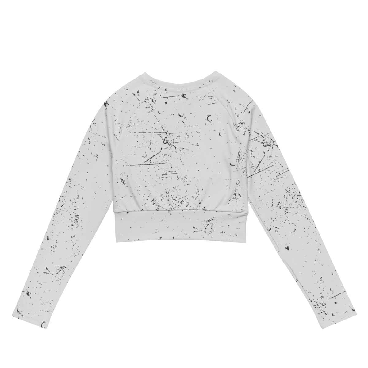 Recycled Long-Sleeve Crop Top - barkerclothing
