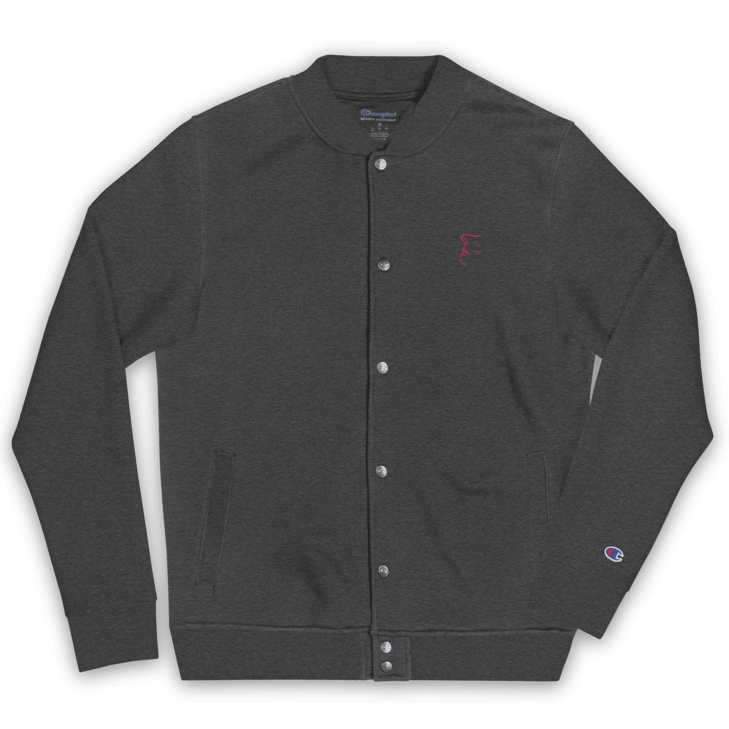 'Simply Barker' Embroidered Champion Bomber Jacket - barkerclothing