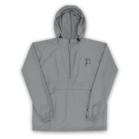 'Simply Barker' Embroidered Champion Packable Jacket - barkerclothing