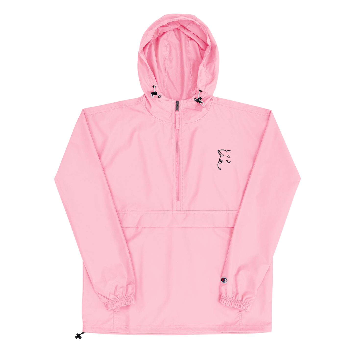 'Simply Barker' Embroidered Champion Packable Jacket - barkerclothing