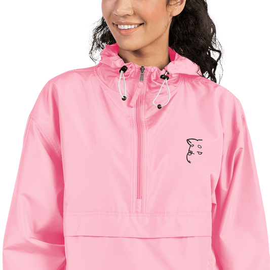 'Simply Barker' Embroidered Champion Packable Jacket - barkerclothing