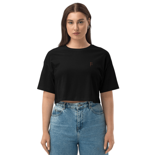 'Simply Barker' Loose Drop Shoulder Crop Top - barkerclothing