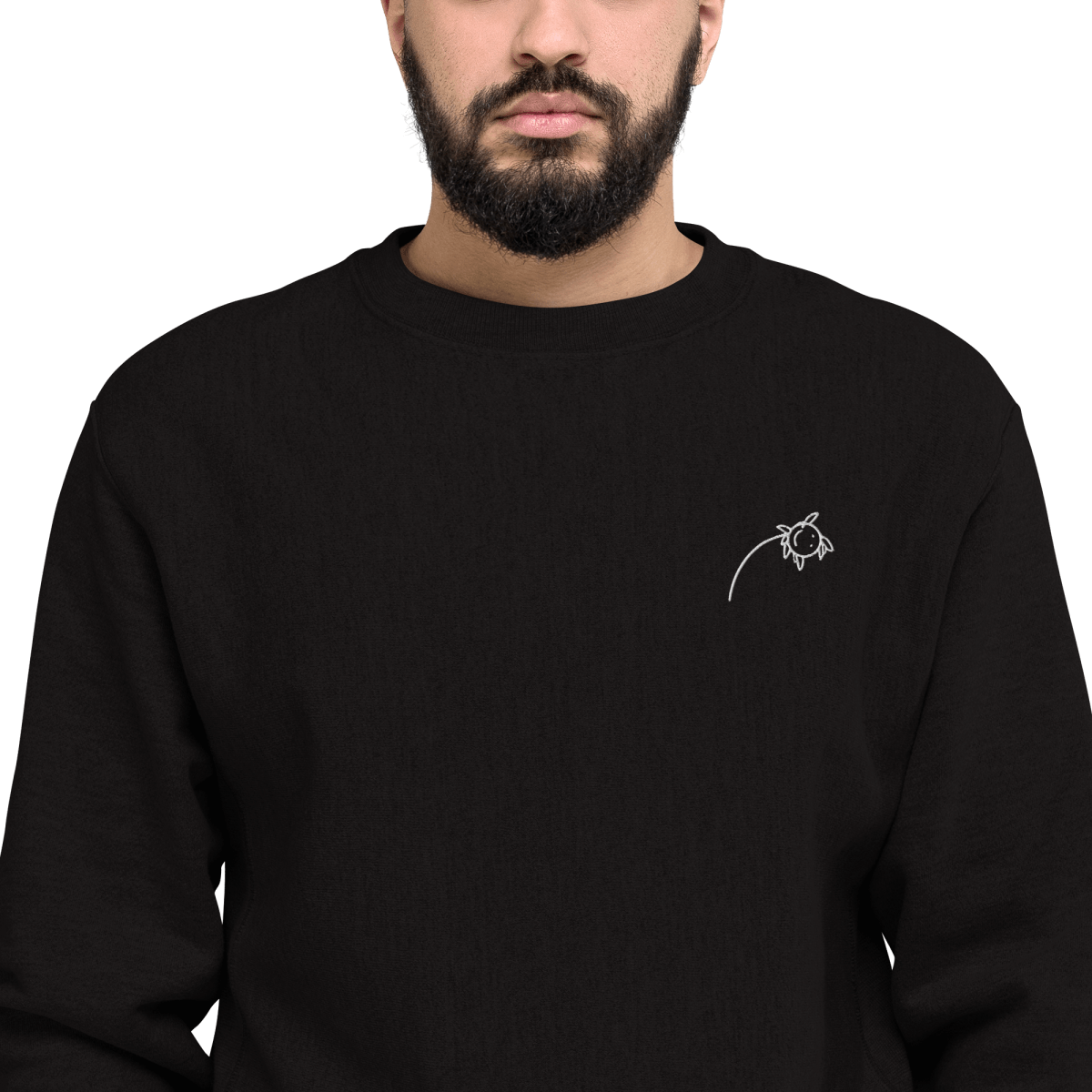 'Smiling Nonetheless' Champion Sweatshirt - barkerclothing
