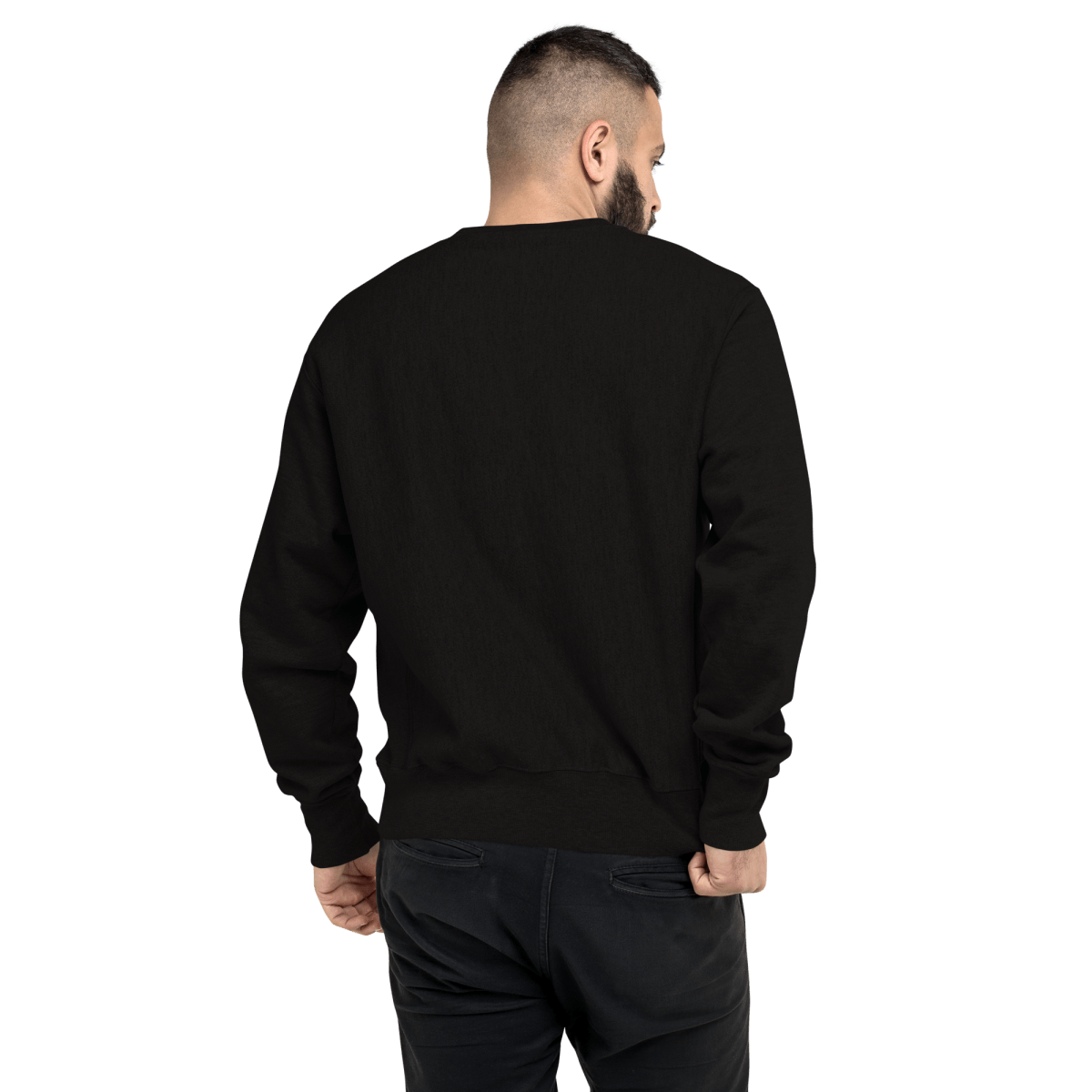 'Smiling Nonetheless' Champion Sweatshirt - barkerclothing