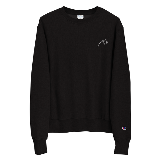 'Smiling Nonetheless' Champion Sweatshirt - barkerclothing