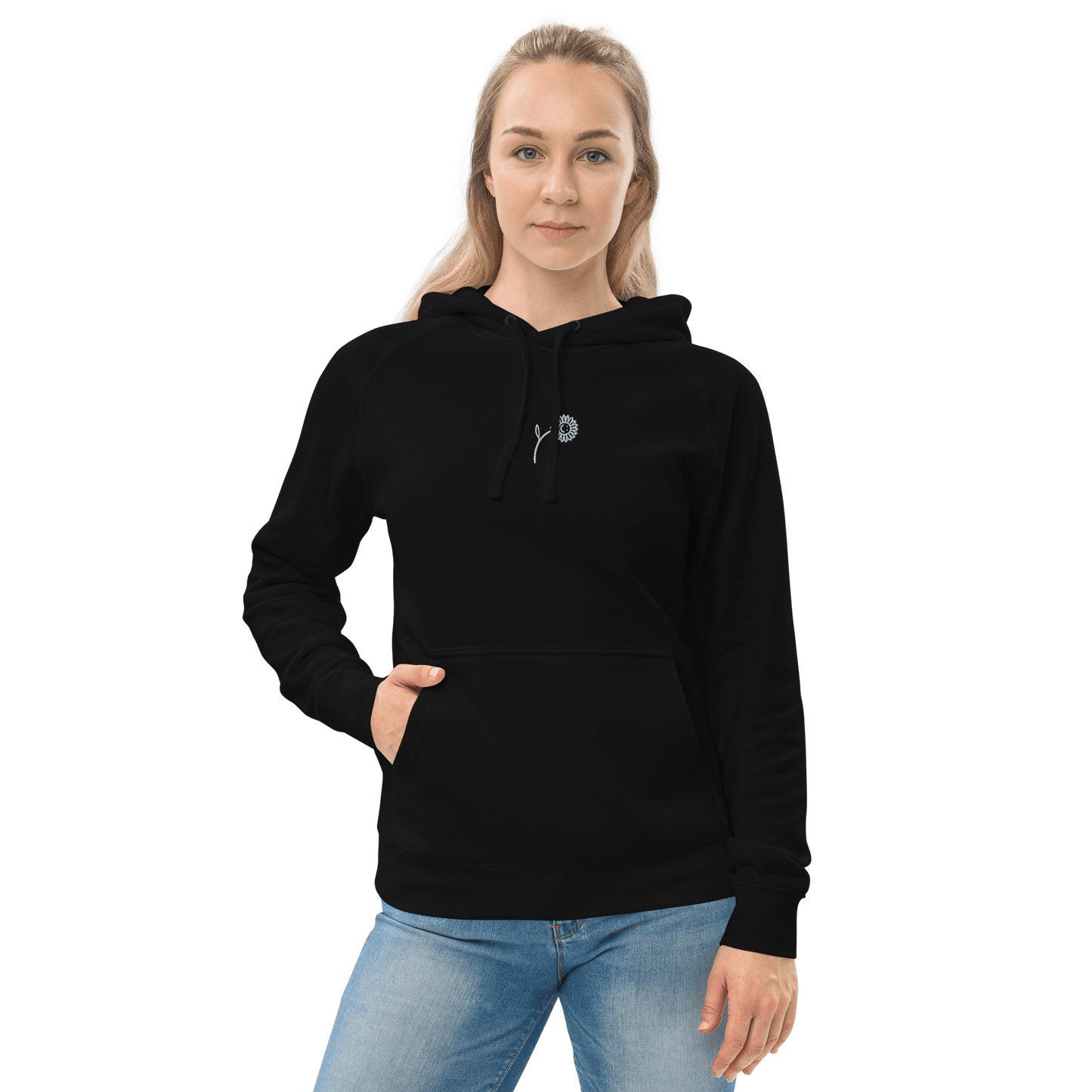 Unisex 'Happy Sunflower' Pocket Hoodie 🇦🇺🇳🇿 - barkerclothing