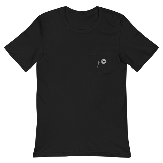 Unisex 'Happy Sunflower' Pocket Tee - barkerclothing