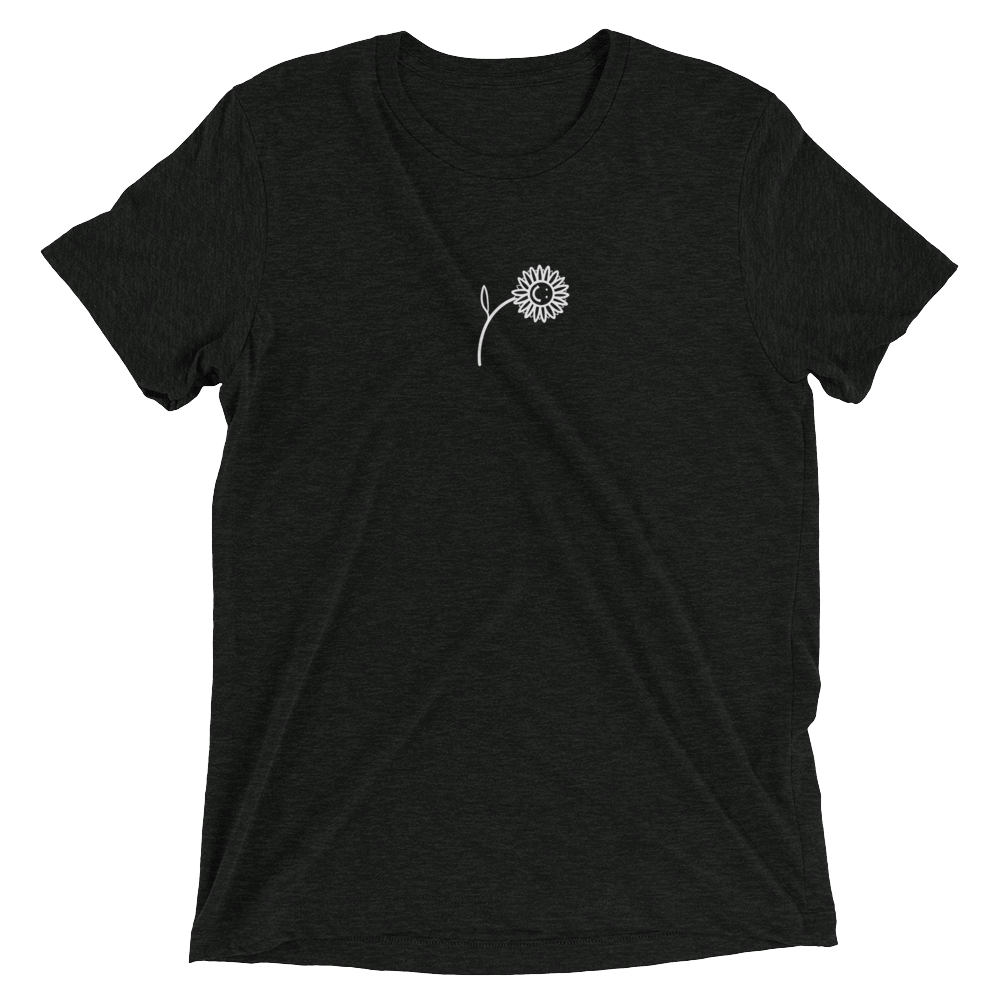 Unisex 'Happy Sunflower' Short Sleeve Tee - barkerclothing