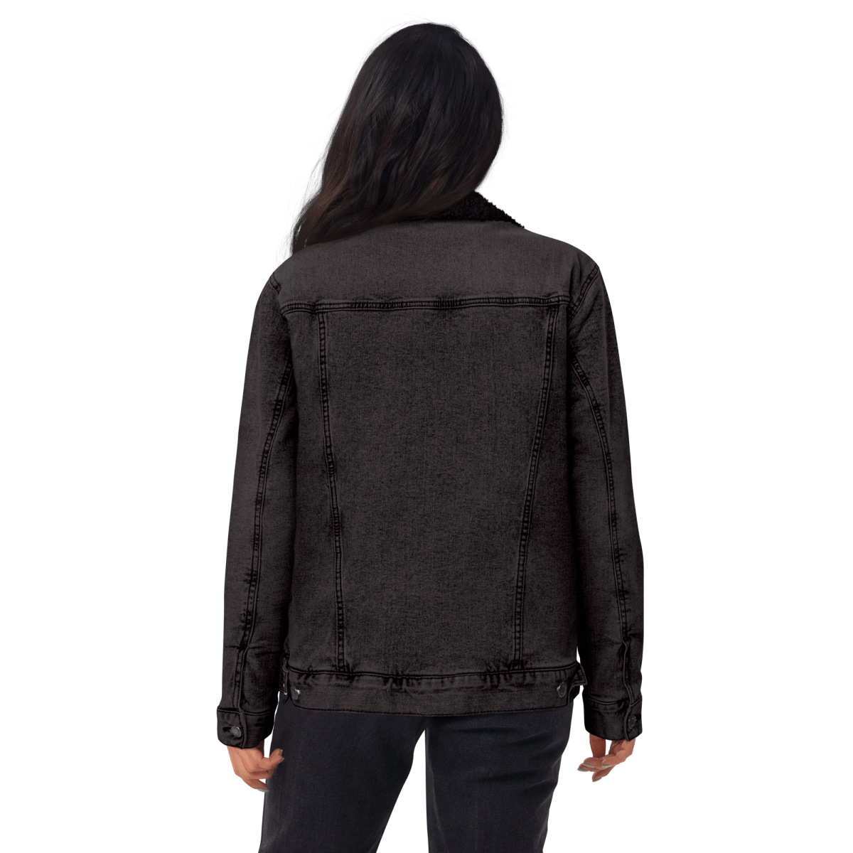 Unisex Signature Denim Sherpa Jacket - barkerclothing