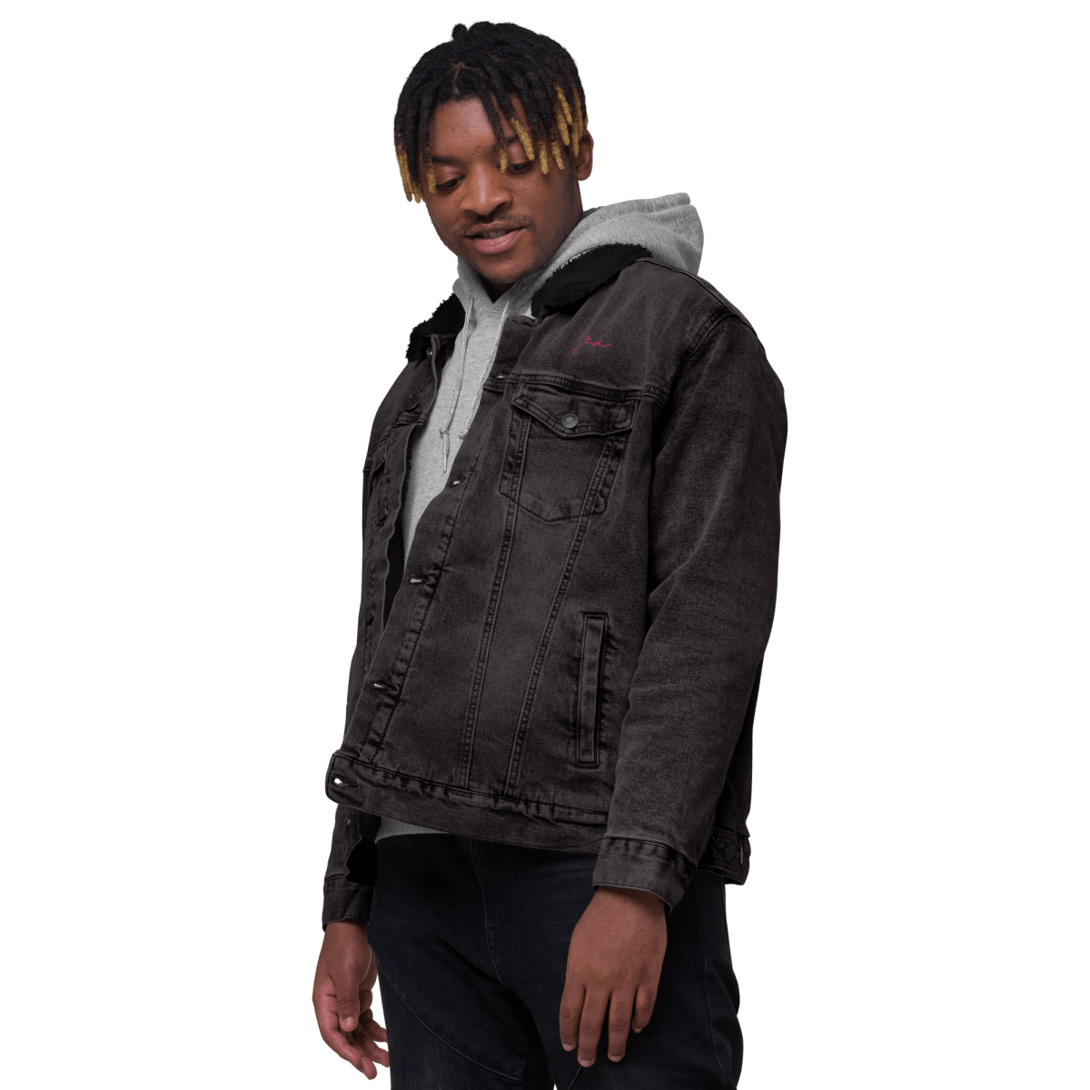 Unisex Signature Denim Sherpa Jacket - barkerclothing