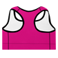 Padded Sports Bra (Pink) - barkerclothing