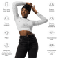 Recycled Long-Sleeve Crop Top - barkerclothing